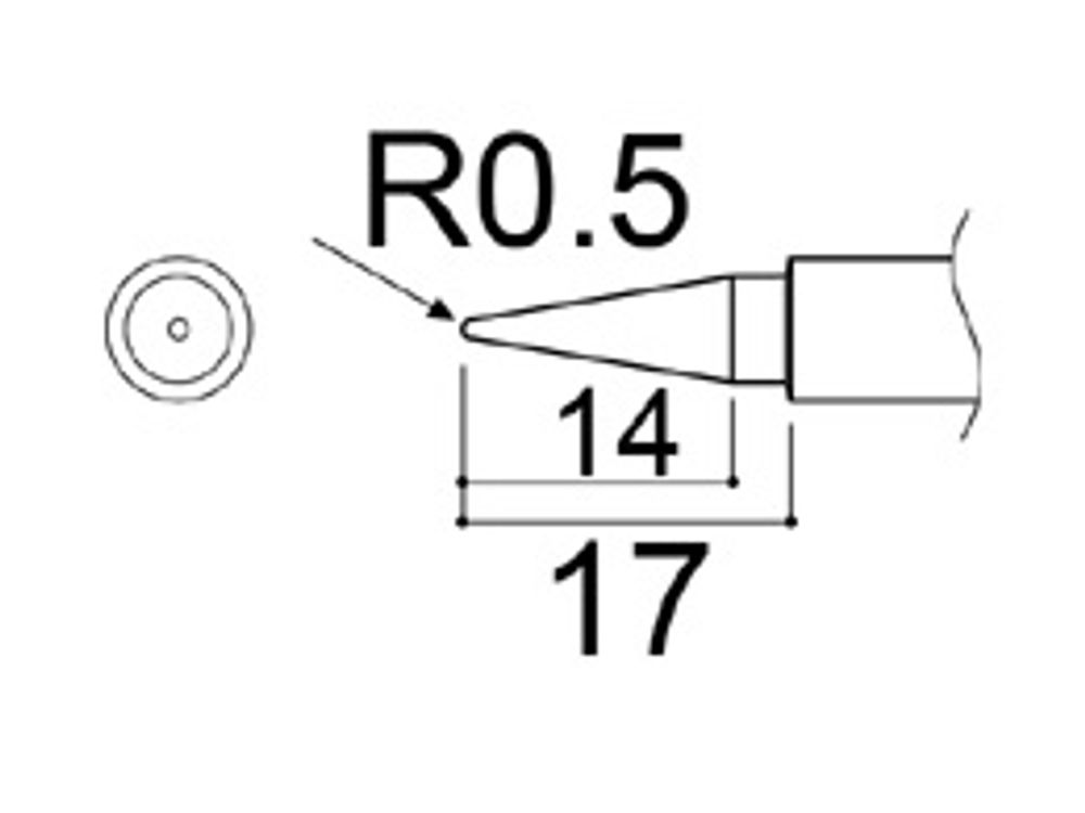 HAKKO Presto Tip 980-T-B, Tip for the Presto 980/981